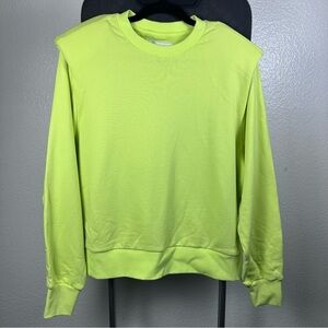 Pistola Lime Green 100% Cotton Crew Neck Sweatshirt Size M